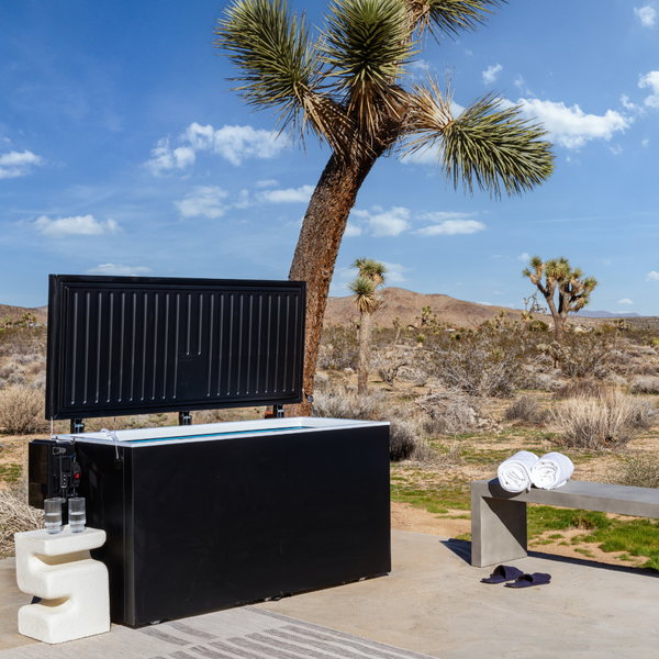 Matte Black Hardtop Residential Cold Plunge
