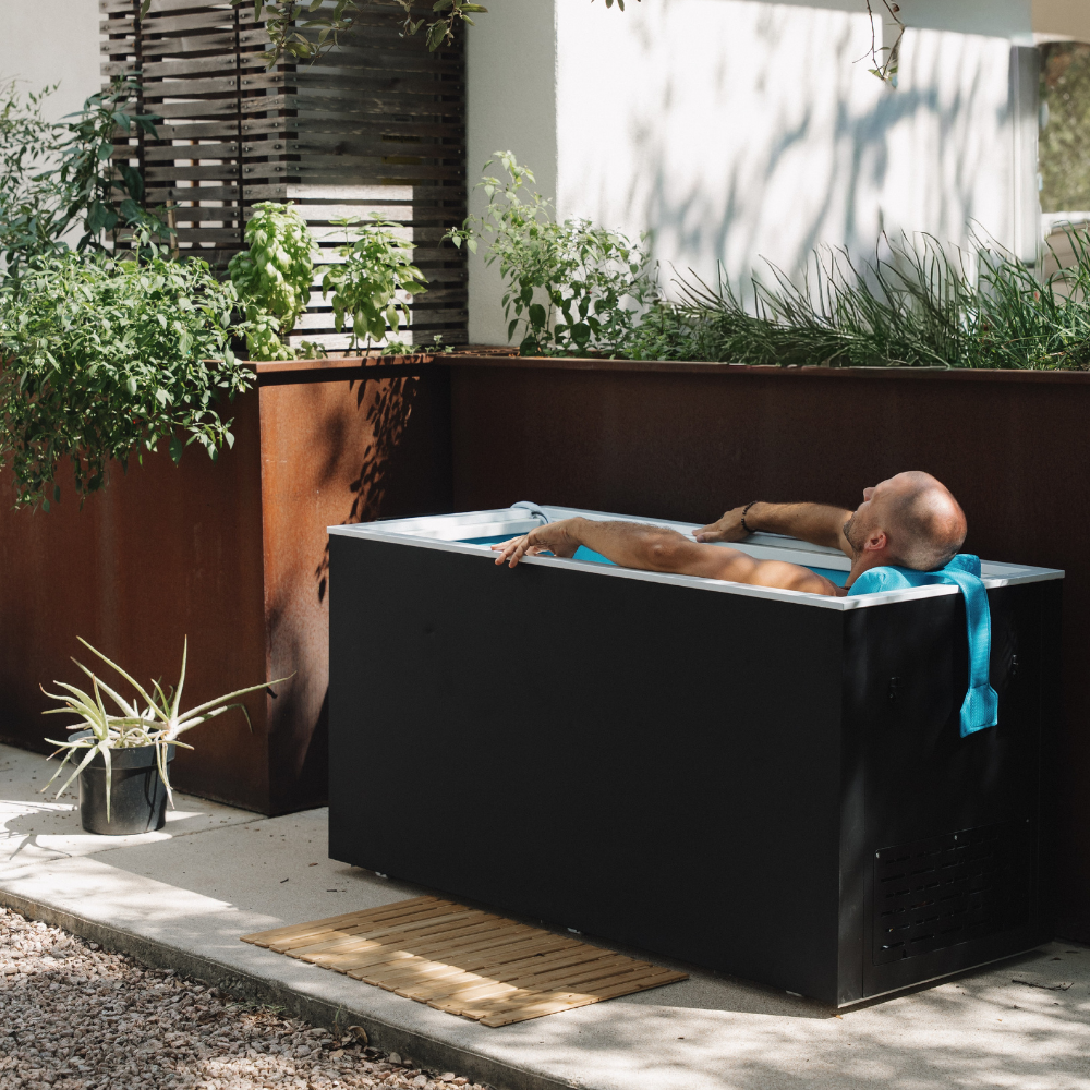 Matte Black Softtop Residential Cold Plunge System