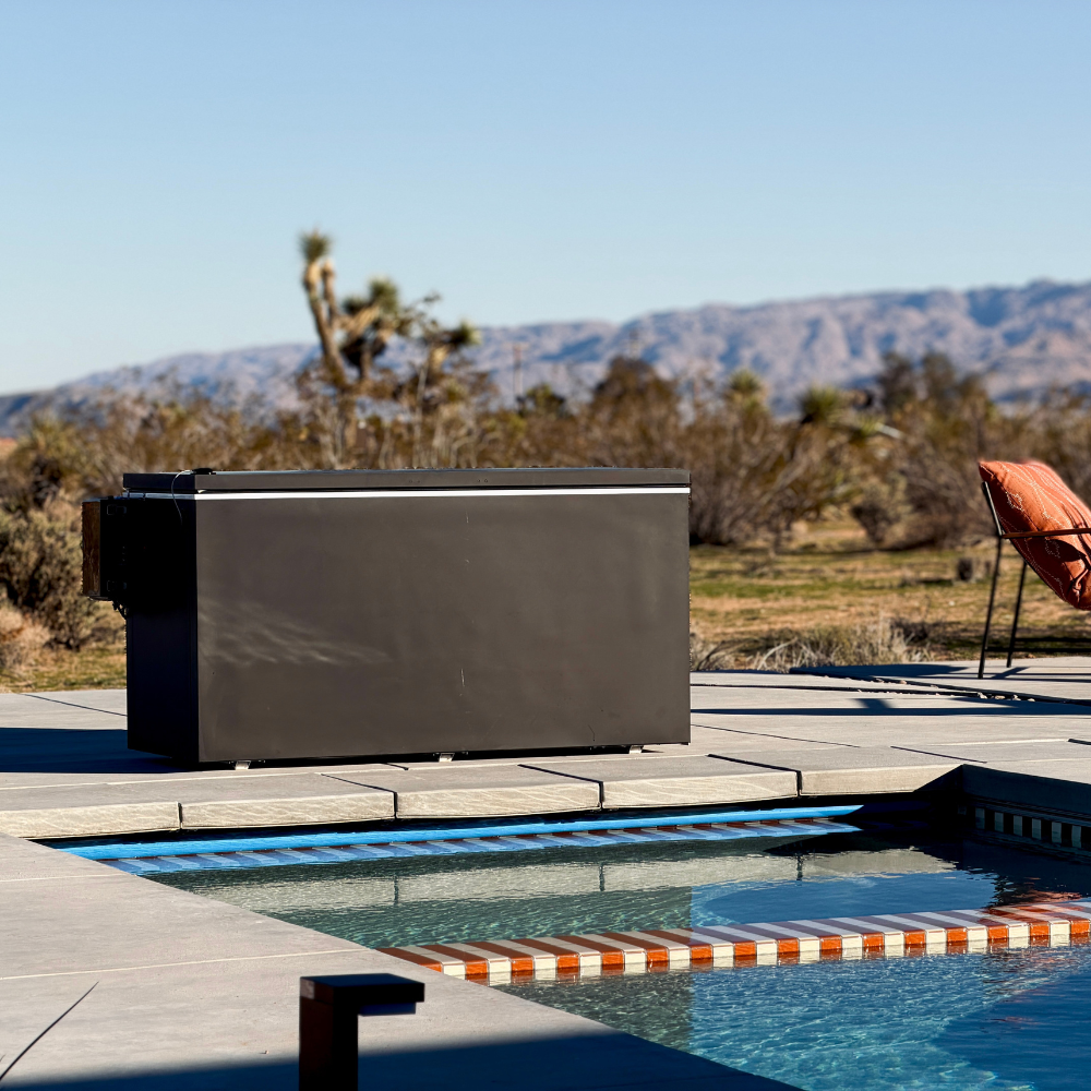 Matte Black Hardtop Residential Cold Plunge