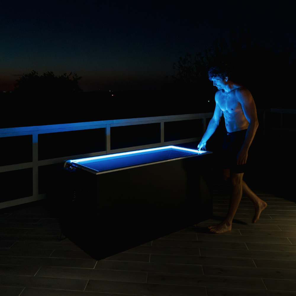 Matte Black Softtop Residential Cold Plunge System