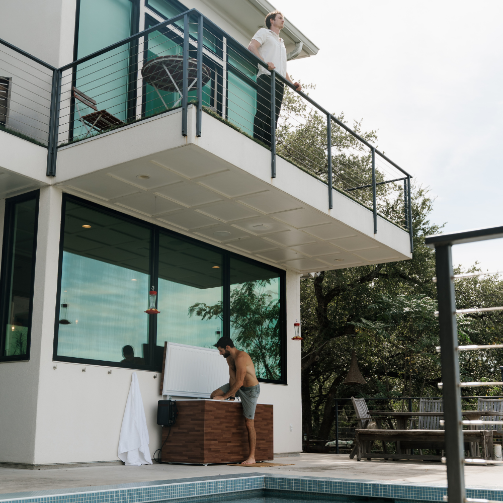 Sauna Skin Hardtop Residential Cold Plunge System